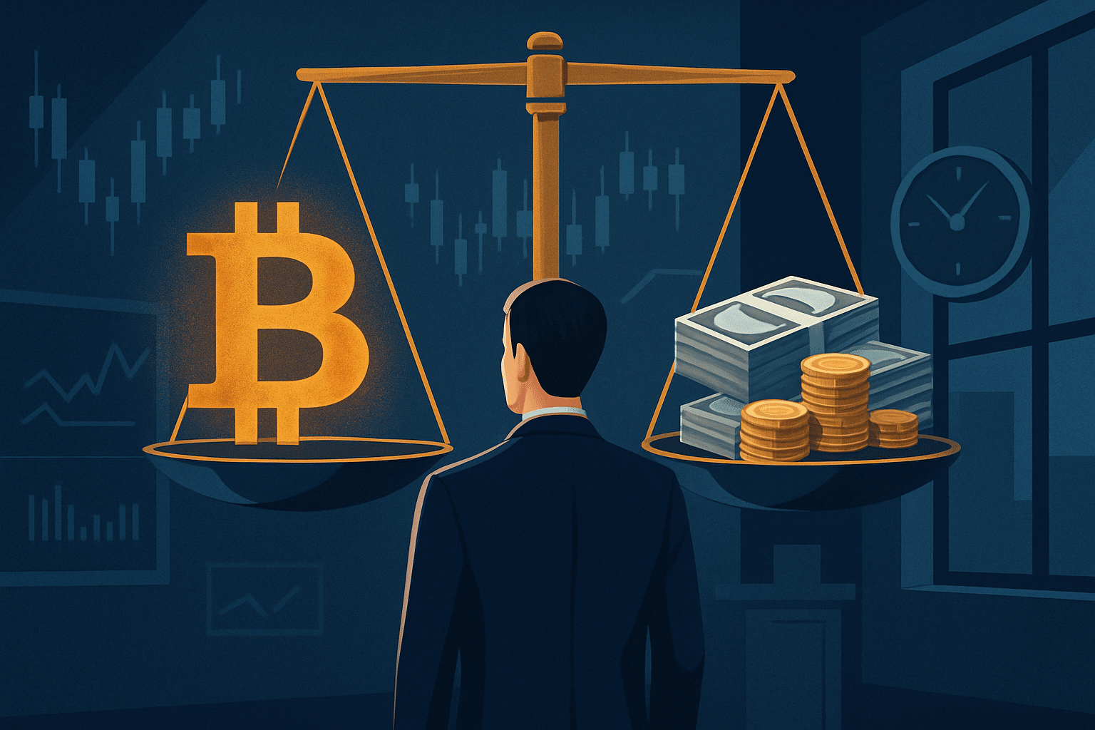 Bitcoin o no Bitcoin: la cuestión del efectivo corporativo